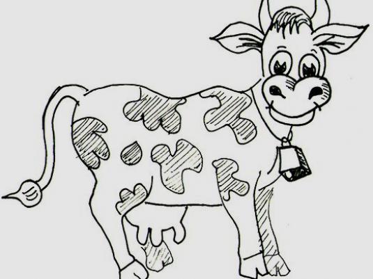 Bir inek nasıl çizilir?